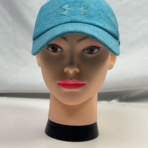 NWOT Under Armour Turquoise Blue Baseball Hat Casual Cotton Style